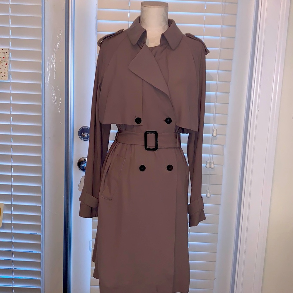 T Babaton Silk Trench Coat
